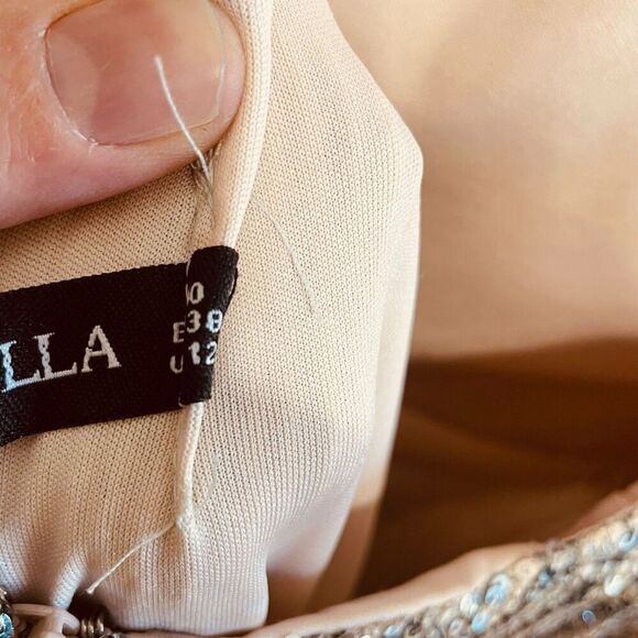 Odrella Bayan Elbise Sequin Floor Length Gown - Picture 4 of 16